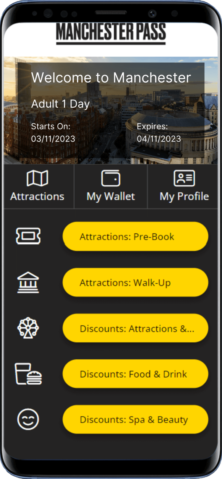 Visit Manchester Pass App